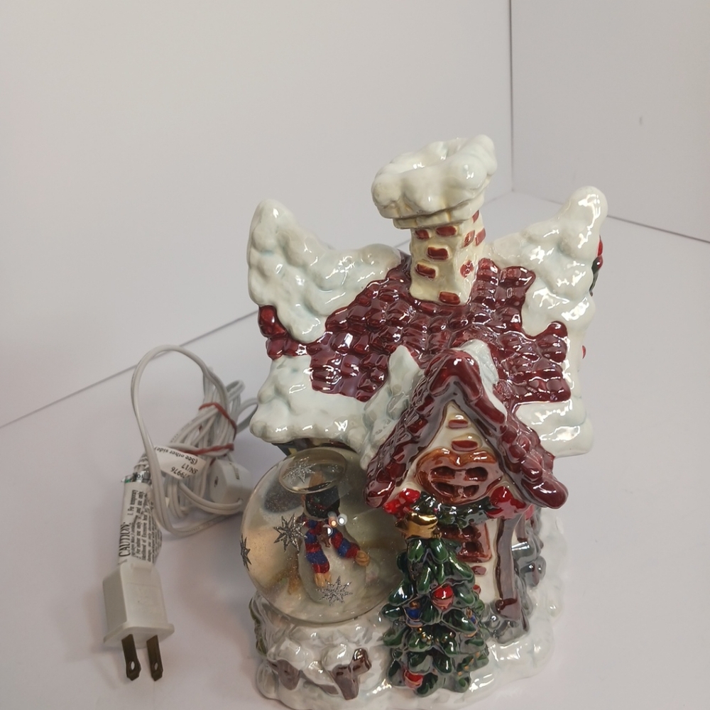 Christopher Radko Holiday Home Snowglobe Snowman Christmas Decor